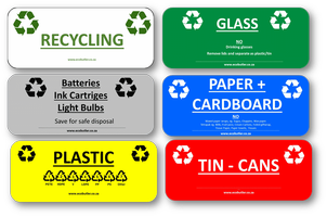 Recycling, Box, Boxes, Bin, Bins, Labels, Eco, Recycling Box